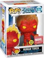 Exclusive Funko Pop Marvel Human Torch Figurėlė