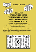 vaidotas mockus - 6 klasės matematikos kurso teminiai uždaviniai dviem analodiškais variantais A ir B - 2 nuotrauka