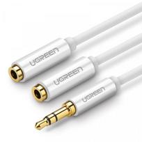 Ugreen 10739 AV123 AUX 3.5mm - 2*3.5mm White