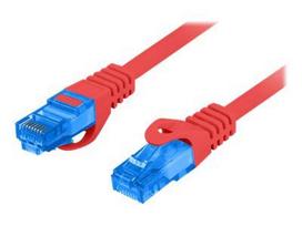LANBERG patchcord cat.6A FTP LSZH CCA 10m red