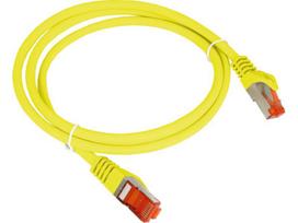 Alantec KKS6ZOL2.0 Patch-cord F/UTP cat.6 PVC 2.0m geltonos spalvos