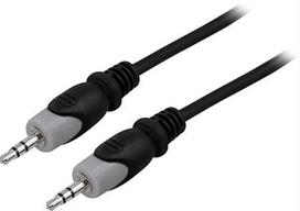 3.5mm male - DELTACO garso, 3.5mm-3.5mm, 2.0m / MM-150 - 1 nuotrauka