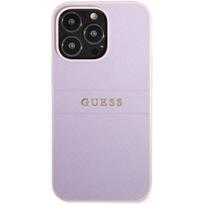 iphone case leather - Guess "PU Leather Saffiano Case iPhone 13 Pro" Purple - 1 nuotrauka