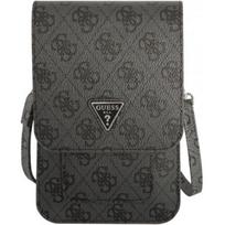 rankine telefonui - Guess "PU 4G Triangle Logo Phone Bag" Black - 1 nuotrauka