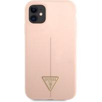 Guess "Silicone Line Triangle Case iPhone 11" Pink