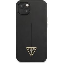 Guess "Silicone Line Triangle Case iPhone 13 mini" Black