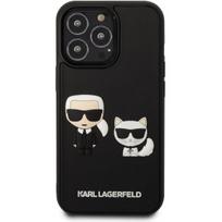 Karl Lagerfeld "Karl Lagerfeld and Choupette 3D Case iPhone 13 Pro" Black