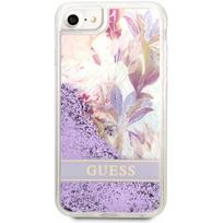 Pirkti Guess "Liquid Glitter Flower Case iPhone 7/ 8/ SE 2020/ SE 2022" Purple - Photo 1