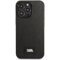 iphone 13 telefono deklas karl lagerfeld - Karl Lagerfeld "Karl Lagerfeld Saffiano Plaque Case iPhone 13 Pro" Black - 1 nuotrauka