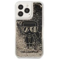 telefono deklas karl lagerfeld - Karl Lagerfeld "Karl Lagerfeld Liquid Glitter Gatsby Case iPhone 13 Pro Max" Black - 1 nuotrauka