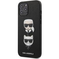 Karl Lagerfeld "KLHCP12LSAKICKCBK Karl Lagerfeld Heads Cover iPhone 12 Pro Max" Black