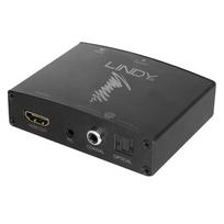 keitiklis garso - Skirstytuvas Lindy HDMI 10.2G Audio Extractor 38167, juoda - 2 nuotrauka