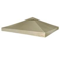 Pakait. pavėsinės uždangalas, 310g/m², smėlio sp., 3x3m
