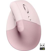 logitech vertical - Kompiuterio pelė Logitech Lift Right, rožinė - 1 nuotrauka
