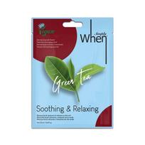when veido kauke - Simply WHEN® Green Tea veganiška raminanti veido kaukė (1 vnt.) - 2 nuotrauka