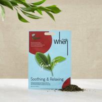 when veido kauke - Simply WHEN® Green Tea veganiška raminanti veido kaukė (1 vnt.) - 3 nuotrauka