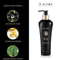 veido prausiklis -  T-LAB PROFESSIONAL kūno ir veido prausiklis ROYAL DETOX ABSOLUTE WASH, 300 ml - 2 nuotrauka
