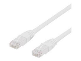 DELTACO UTP CAT6, 10gbit/s, 5.0m, baltas / TP-65V-K