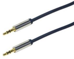 LogiLink Audio Cable 3.5 to 3.5 Blue 1.5m