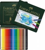 akvareliniai piestukai - Faber-Castell - Watercolour pencil Albrecht Dürer tin of 24 (117524) - 3 nuotrauka