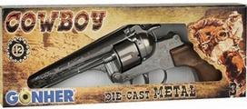 metaliniai revolver - Žaislinis ginklas Pulio Metal Cowboy Revolver - 1 nuotrauka