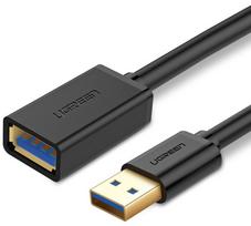 usb prailginimo - Ugreen USB 3.0 extended cable 2m Black - 1 nuotrauka