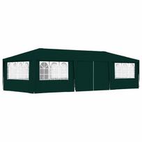 progines pavesines - Proginė palapinė su šoninėmis sienomis, žalia, 4x9m, 90g/m² - 2 nuotrauka