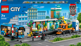 legajos - LEGO City Trains Traukinių stotis 60335 - 1 nuotrauka
