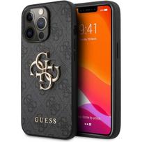 Guess "GUHCP13X4GMGGR PU 4G Metal Logo Case iPhone 13 Pro Max" Grey
