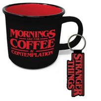 International Stranger Things Coffee and Contemplation, juoda/raudona