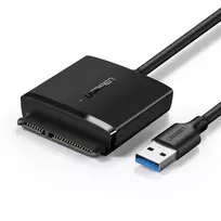 type 2 kabelis - UGREEN Adapter HDD 2.5" & 3.5" SATA to USB 3.0 (black), USCUGR60561 - 1 nuotrauka