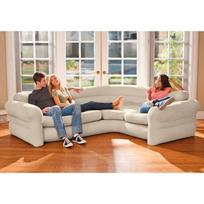 ciuziniai sofos - Intex pripučiama kampinė sofa, 257x203x76 cm 68575np - 1 nuotrauka