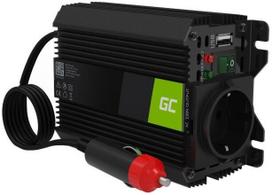 Green Cell INVGC06 12V to 230V 150W/300W, juoda, 12 V