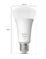 philips hue led a67 - LED lemputė Philips Hue LED, balta, E27, 15.5 W - 2 nuotrauka