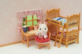 sylvanian families namelis - Lėlių namelio baldas Epoch Sylvanian Families Children's Bedroom Set 5338 - 3 nuotrauka