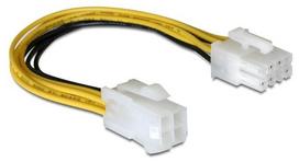 8pin - Laidas Delock Cable EPS 8pin / SATA 0.15m - 1 nuotrauka