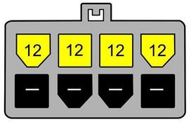 8pin - Laidas Delock Cable EPS 8pin / SATA 0.15m - 2 nuotrauka