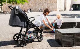 britax romer - Sportinis vežimėlis Britax B-Agile R Buggy, juodas/pilkas - 8 nuotrauka