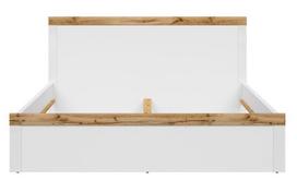 miegamojo lova 180x200 cm - Black Red White Holten Bed 180 White - 2 nuotrauka