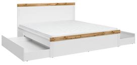 miegamojo lova 180x200 cm - Black Red White Holten Bed 180 White - 5 nuotrauka