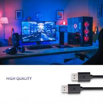 display port laidas - QOLTEC 50361 DisplayPort v1.2 male - 5 nuotrauka