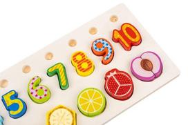 delione skaiciai - Edukacinis žaislas Iso Trade Wooden Sorter XL15078 - 3 nuotrauka