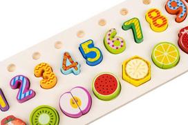 delione skaiciai - Edukacinis žaislas Iso Trade Wooden Sorter XL15078 - 11 nuotrauka