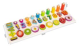 delione skaiciai - Edukacinis žaislas Iso Trade Wooden Sorter XL15078 - 14 nuotrauka