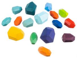kruzzel - Lavinimo žaislas Iso Trade Stones XL14964, 16 vnt. - 2 nuotrauka