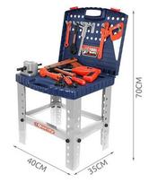 meistro stalas - Žaislinis meistro įrankių rinkinys Iso Trade Workbench XL14125 - 29 nuotrauka