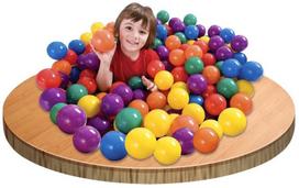 kamuoliu krepsys - Vaikiški kamuoliai Intex 49600, 8 cm, 100 vnt. - 2 nuotrauka