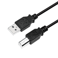 usb a male to a male - Logilink CU0007B USB 2.0 cable 2 m, USB 2.0 B (male), USB 2.0 A (male) - 1 nuotrauka