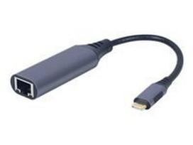 usb c lan adapteri - Adapteris Gembird A-USB3C-LAN-01 A-USB3C-LAN-01, pilka, 0.15 m - 2 nuotrauka