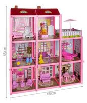 kruzzel - Lėlių namelis Iso Trade Dollhouse Villa D11410 - 12 nuotrauka